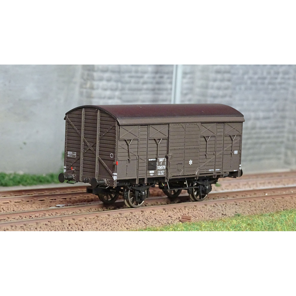 Ree modeles WB740 Wagon Primeur ex-couvert PLM 20 T, brun wagon 540, SNCF Ree Modeles WB-740 - 1