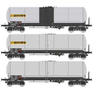 Ree modeles WB594 Set de 3 wagons citernes ANF longues, bogies Y 23M, SIMOTRA Ree Modeles WB-594 - 6