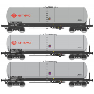 Ree modeles WB598 Set de 3 wagons citernes ANF longues, bogies Y 23M, ERMEWA Ree Modeles WB-598 - 6