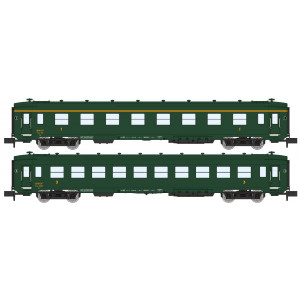 REE Modeles NW272 Set de 2 voitures voyageurs DEV AO, SNCF, B8 et C10, ep.III Ree Modeles NW-272 - 4