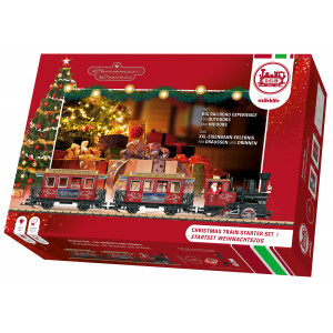 LGB 70308 Coffret de départ voyageurs Noël, avec locomotive vapeur lumière et fumigène, analogique LGB LGB_70308 - 4