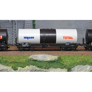 Ree modeles WB657 Set de 3 wagons citerne FAUVET-GIREL, bogies Y 23, ALGECO-TOTAL Ree Modeles WB-657 - 3