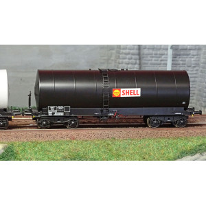 Ree modeles WB663 Set de 3 wagons citerne FAUVET-GIREL, bogies Y 23, SHELL Ree Modeles WB-663 - 4