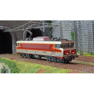 Ls Models 10331S Locomotive électrique CC 6535 SNCF, gris métallisé, livrée Arzens, logo Beffara, Lyon-Mouche, Digital sonore Ls