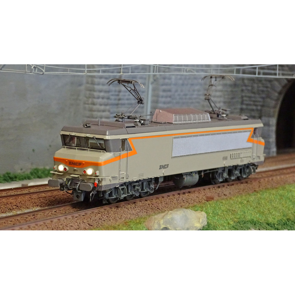 Ls Models 10333 Locomotive électrique CC 6568 SNCF, gris béton, orange, logo nouille, Lyon-Mouche Ls models Lsm_10333 - 1