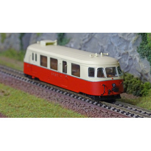 Ree Modeles VM008.S Autorail Billard A80 D des CFDT N°511, Rouge/Crème, 1 Phare, digital sonore Ree Modeles VM-008.S - 3