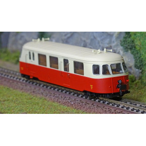 Ree Modeles VM007.S Autorail Billard A80 D de la SNCF N°242, Rouge/Crème, 1 Phare, digital sonore Ree Modeles VM-007.S - 3