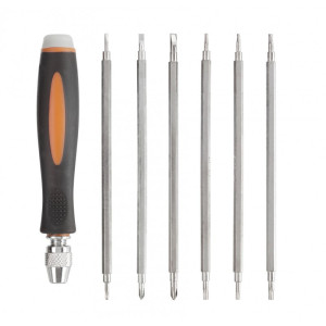 Set de 12 tournevis de précision avec manche universel PG-Tools PG-Mini PGM-PGT080 - 1