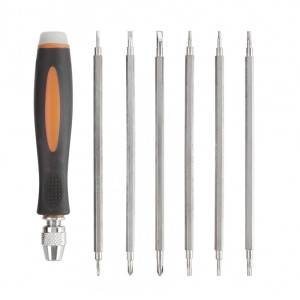 Set de 12 tournevis de précision avec manche universel PG-Tools PG-Mini PGM-PGT080 - 1