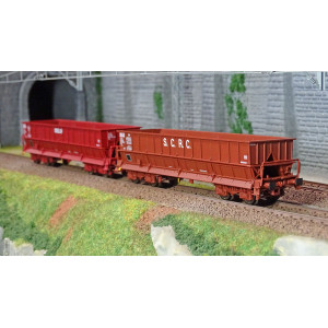 Ls Models 31119 Set de 2 wagons tombereaux DM, SIDELOR / S.C.R.C. Ls models Lsm_31119 - 4