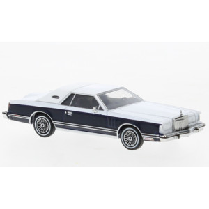 Brekina PCX870355 Lincoln Continental coupé, blanc / bleu foncé métallisé Sai Sai_PCX870355 - 1