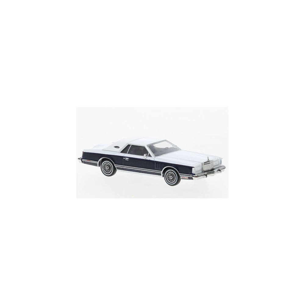 Brekina PCX870355 Lincoln Continental coupé, blanc / bleu foncé métallisé Sai Sai_PCX870355 - 1