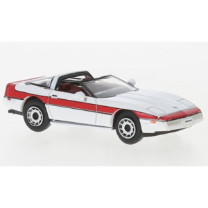 Brekina PCX870319 Chevrolet Corvette C4 targa, blanc / rouge Sai Sai_PCX870319 - 1