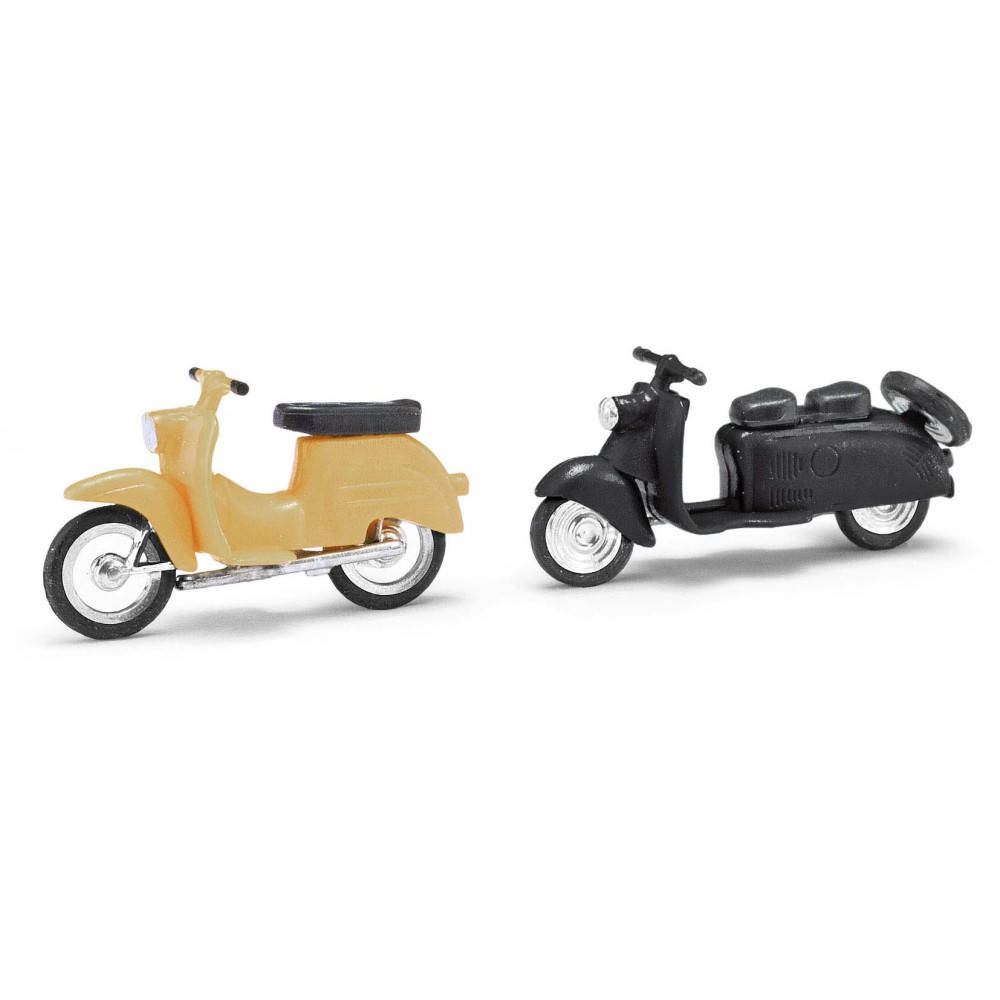 Busch 210008908 Véhicule Scooters beige/noir Busch véhicule Busch_210008908 - 1