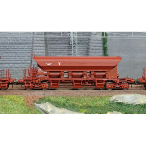 Ree Modeles WB751 Set de 3 wagons trémie à Ballast T1 Uas, marquage V, SNCF, ep. IV Ree Modeles WB-751 - 3