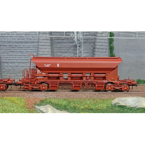 Ree Modeles WB751 Set de 3 wagons trémie à Ballast T1 Uas, marquage V, SNCF, ep. IV Ree Modeles WB-751 - 4