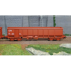 Ree modeles Sud-Express WBSE-012 Set de 2 Wagons Tombereaux FAS, rouge, Bogie Y25, SNCF, E74 Sudexpress WBSE-012 - 3