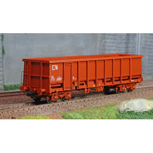 Ree modeles Sud-Express WBSE-013 Wagon Tombereau FAS, rouge 606, Bogie Y25, SNCF, E74 Sudexpress WBSE-013 - 1