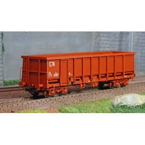 Ree modeles Sud-Express WBSE-013 Wagon Tombereau FAS, rouge 606, Bogie Y25, SNCF, E74 Sudexpress WBSE-013 - 1