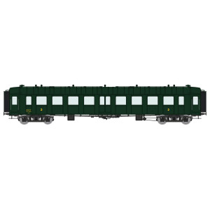 Ree Modeles VB383 Voiture voyageurs OCEM RA Courte, SNCF, B9 Toit Vert, ep. III Ree Modeles VB-383 - 3