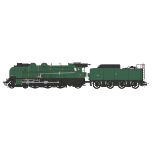 Ree Modeles MB133 Locomotive à vapeur 2-231 G 131, ex-PLM, Vert SNCF, Calais Ree Modeles MB-133 - 5