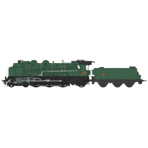 Ree Modeles MB137.S Locomotive à vapeur 5-231 E 46, Vert SNCF, Montargis, sonore, fumée Ree Modeles MB-137.S - 5