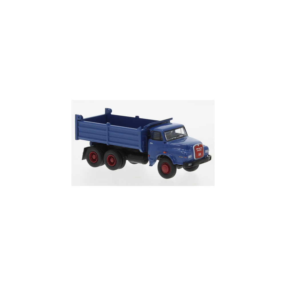 Brekina 78100 Camion MAN 26.280 benne, bleu / noir Sai Sai_78100 - 1