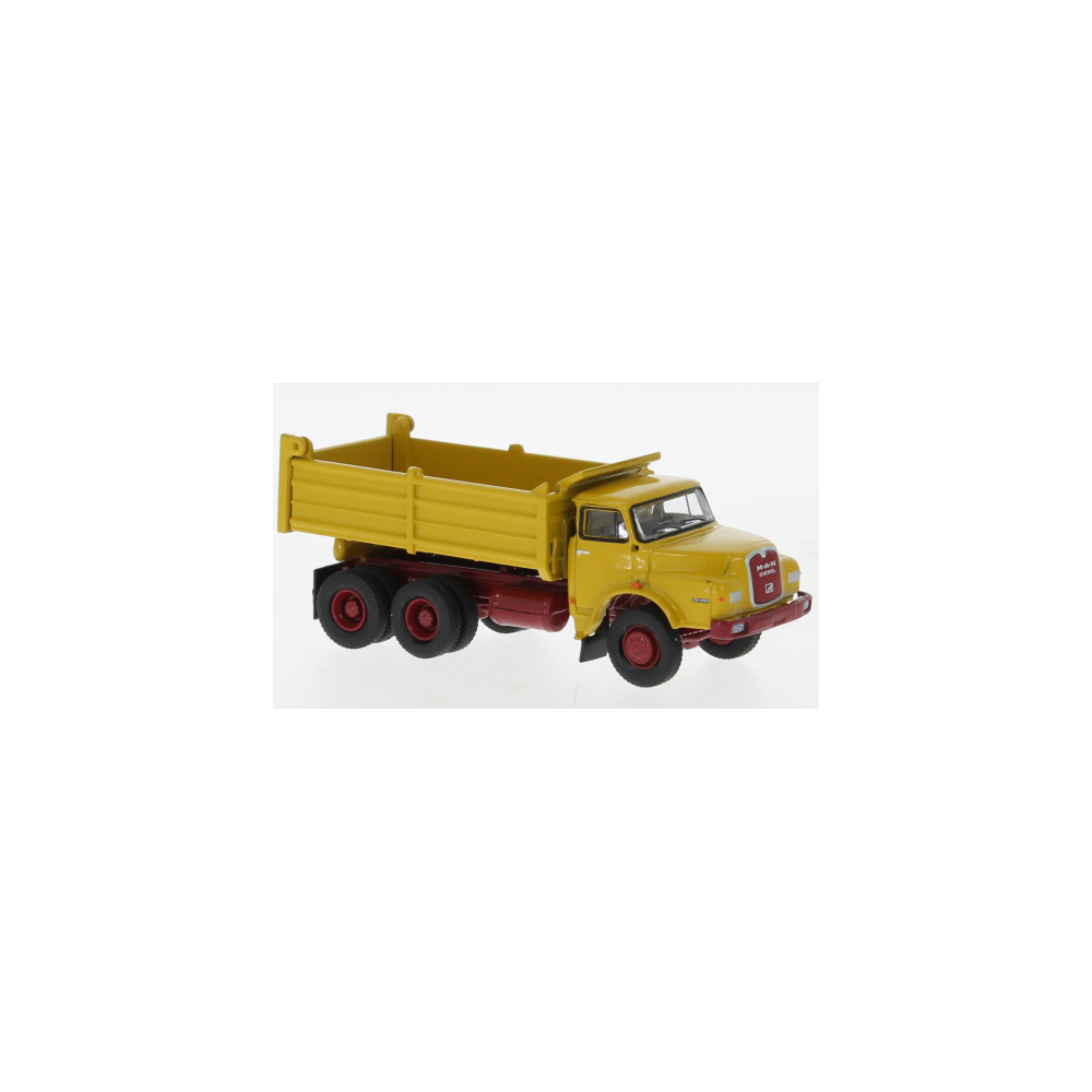 Brekina 78102 Camion MAN 26.280 benne, jaune / rouge Sai Sai_78102 - 1 Brekina 78102 Camion MAN 26.280 benne, jaune / rouge Sai Sai_78102 - 1