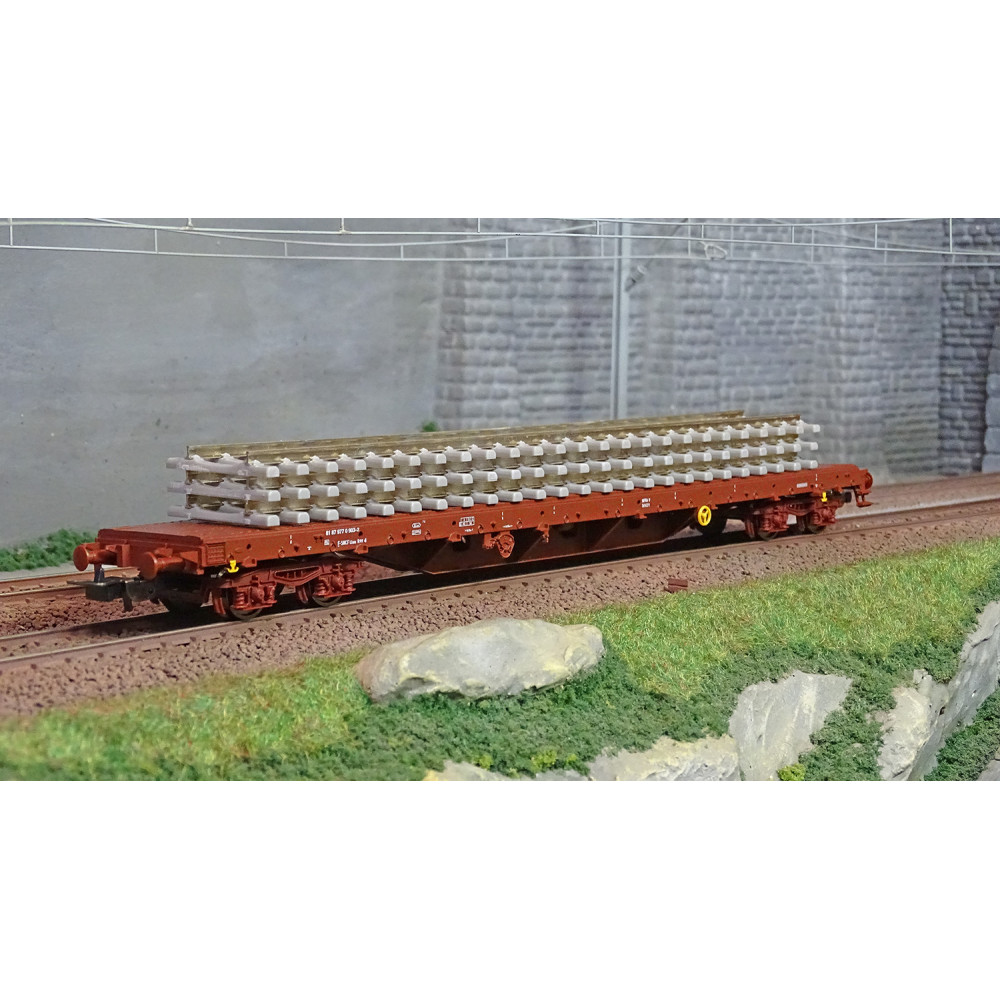 Piko 97113 Wagon plat type RS, SNCF, avec chargement Piko Piko_97113 - 1