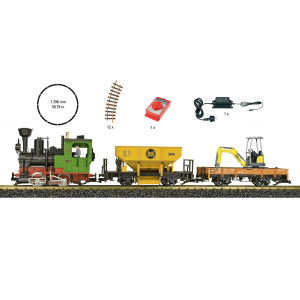 LGB 70403 Coffret de départ marchandises, avec locomotive vapeur lumière et fumigène, analogique LGB LGB_70403 - 1