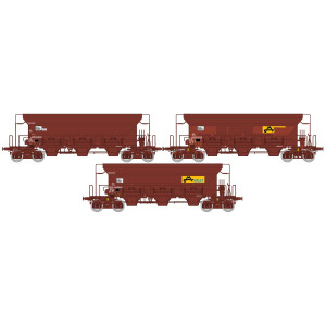 Ree modeles WB803 Set de 3 wagons trémie F70 Facs, STVA / SWG / Mallet, ep. V-VI Ree Modeles WB-803 - 5