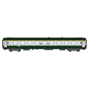 Ree Modeles VB307 Voiture voyageurs UIC A9, vert 302/gris 804, logo nouille, SNCF Ree Modeles VB-307 - 3