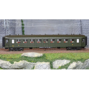 Ree Modeles VB383 Voiture voyageurs OCEM RA Courte, SNCF, B9 Toit Vert, ep. III Ree Modeles VB-383 - 2