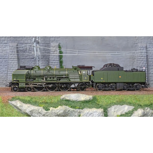 Ree Modeles MB133 Locomotive à vapeur 2-231 G 131, ex-PLM, Vert SNCF, Calais Ree Modeles MB-133 - 2