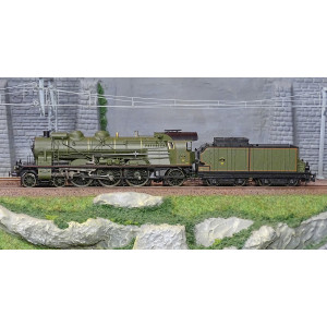 Ree Modeles MB134 Locomotive à vapeur 231 D 154, Vert PLM, PLM Ree Modeles MB-134 - 2