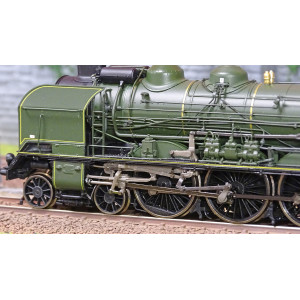 Ree Modeles MB133.S Locomotive à vapeur 2-231 G 131, ex-PLM, Vert SNCF, Calais, sonore, fumée Ree Modeles MB-133.S - 4