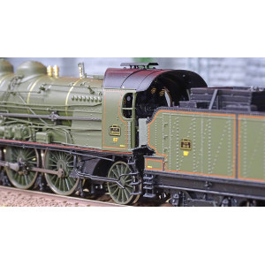 Ree Modeles MB134.S Locomotive à vapeur 231 D 154, Vert PLM, PLM, sonore, fumée Ree Modeles MB-134.S - 4