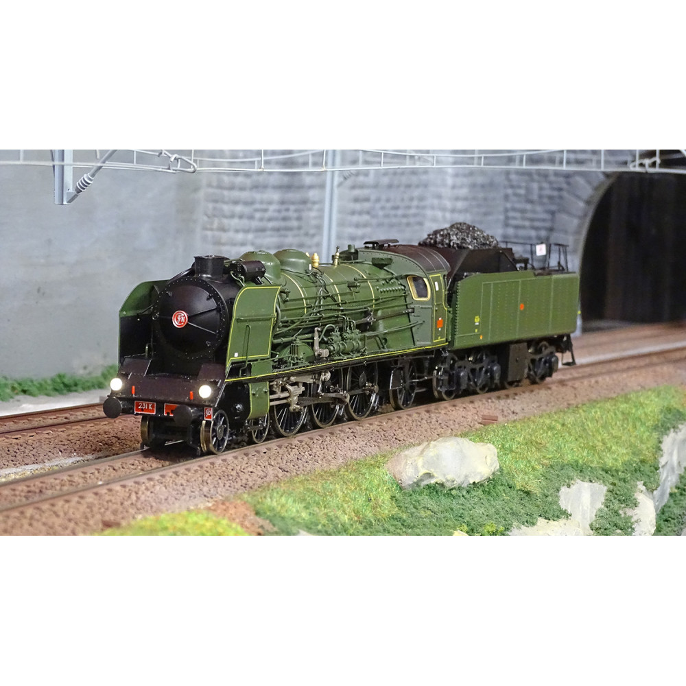 Ree Modeles MB136.S Locomotive à vapeur 2-231 K 44, Vert, Calais, sonore, fumée Ree Modeles MB-136.S - 1
