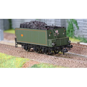 Ree Modeles MB139 Tender 25 A 50 SNCF 25m3, TIA, Vert SNCF, filets rouge (pour décor) Ree Modeles MB-139 - 3