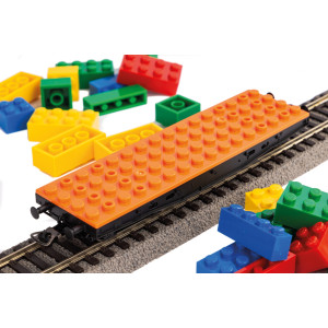Piko 58405 Wagon de construction pour briques Lego Piko Piko_58405 - 1