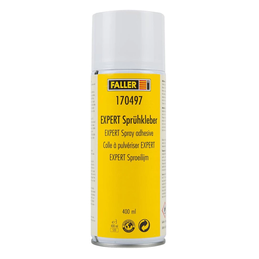 Faller 170497 Colle spray en aérosol, contenance 400ml Faller Faller_170497 - 1 Faller 170497 Colle spray en aérosol, contenance 400ml Faller Faller_170497 - 1