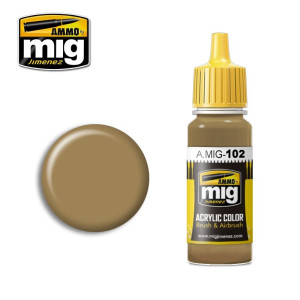 Peinture acrylique MARRON OCRE 17ml Mig AMMO - MIG Jimenez A.MIG-0102 - 1