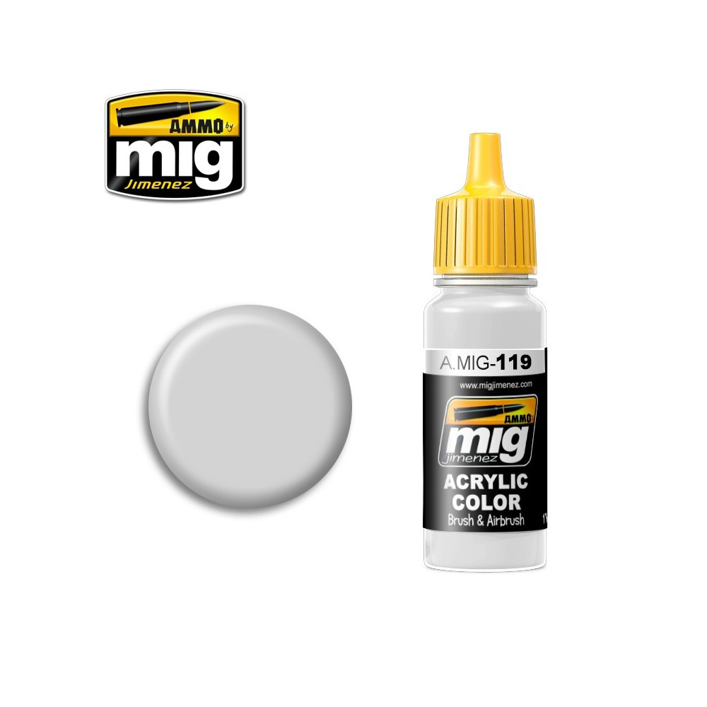 Peinture acrylique GRIS FROID 17ml Mig AMMO - MIG Jimenez A.MIG-0119 - 1