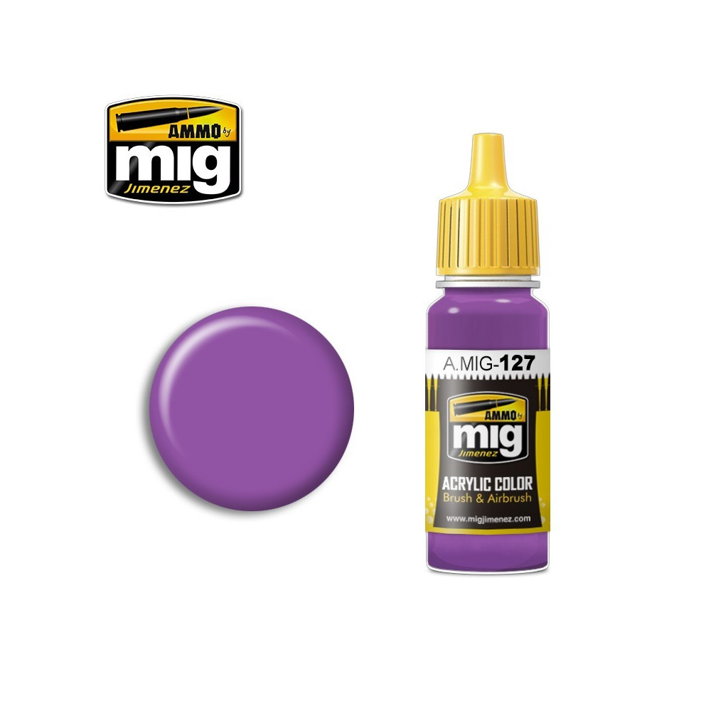 Peinture acrylique VIOLET 17ml Mig AMMO - MIG Jimenez A.MIG-0127 - 1