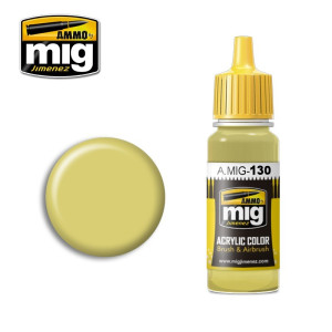 Peinture acrylique JAUNE DÉLAVÉ 17ml Mig AMMO - MIG Jimenez A.MIG-0130 - 1