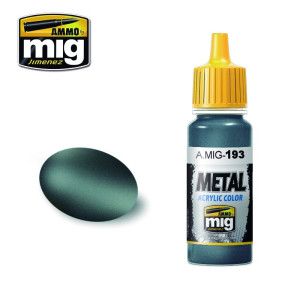 Peinture acrylique TITANE BLEU 17ml Mig AMMO - MIG Jimenez A.MIG-0193 - 1