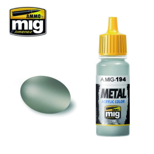 Peinture acrylique ALUMINIUM MAT 17ml Mig AMMO - MIG Jimenez A.MIG-0194 - 1