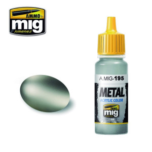 Peinture acrylique ARGENT 17ml Mig AMMO - MIG Jimenez A.MIG-0195 - 1