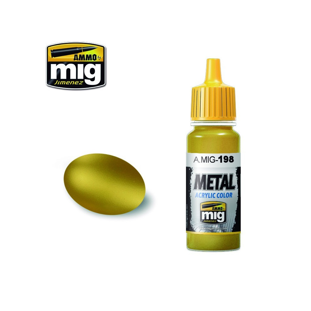 Peinture acrylique OR 17ml Mig AMMO - MIG Jimenez A.MIG-0198 - 1