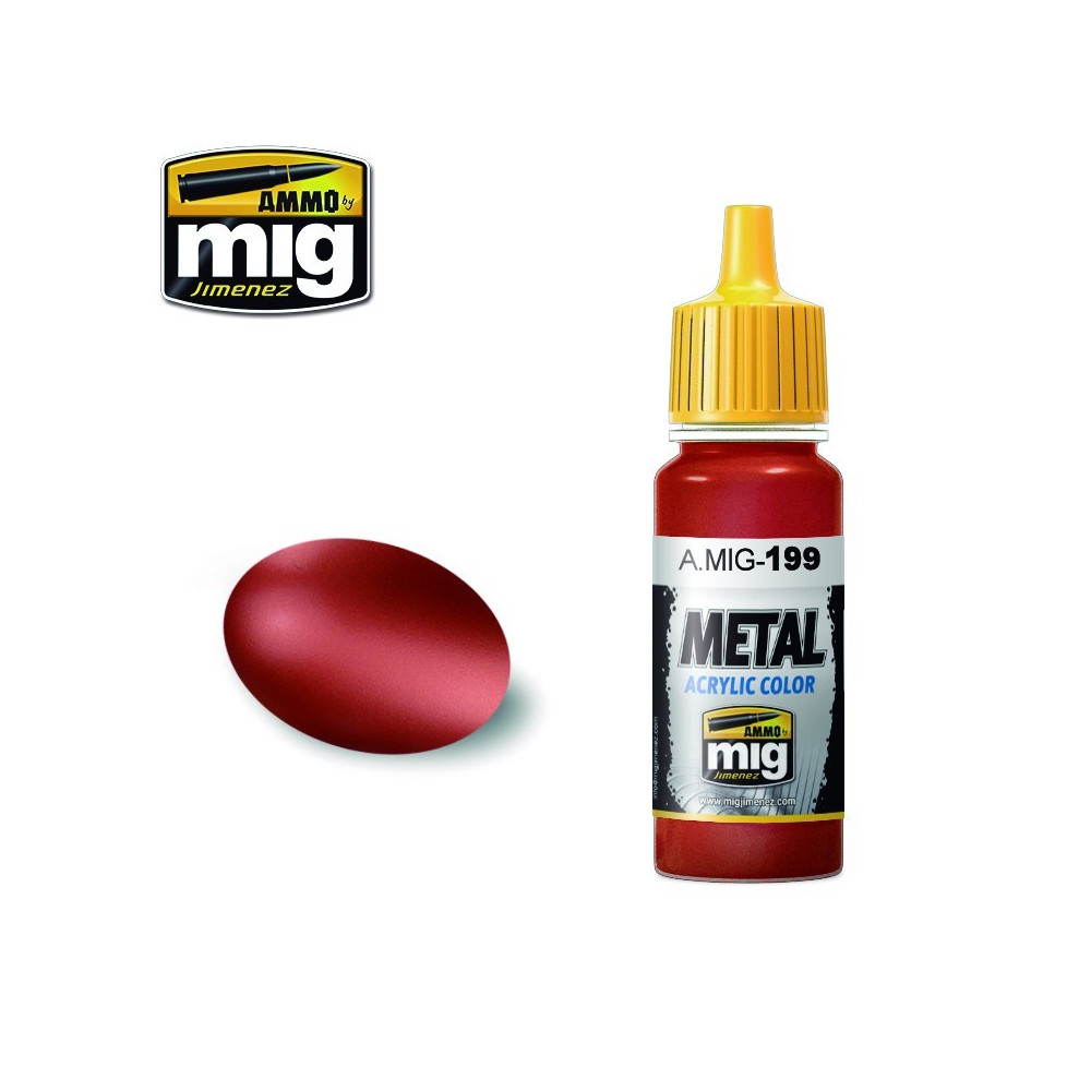 Peinture acrylique CUIVRE 17ml Mig AMMO - MIG Jimenez A.MIG-0199 - 1